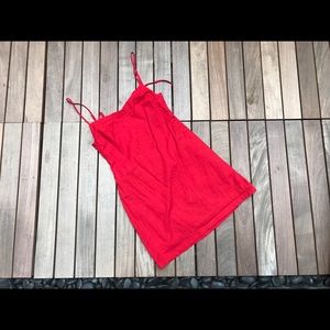 ALICE IN THE EVE Red Strappy Backless ZIP Up Dress